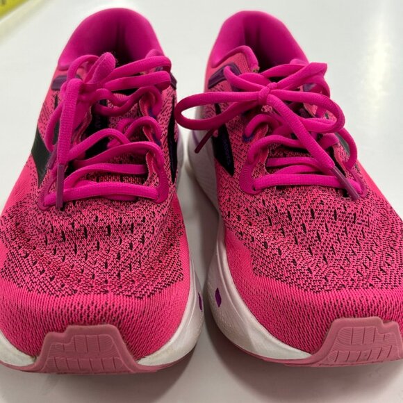 Brooks Ghost Max Women’s Running Shoes – Pink/Black Cushioned Trainers Size 9.5 - Picture 5 of 10